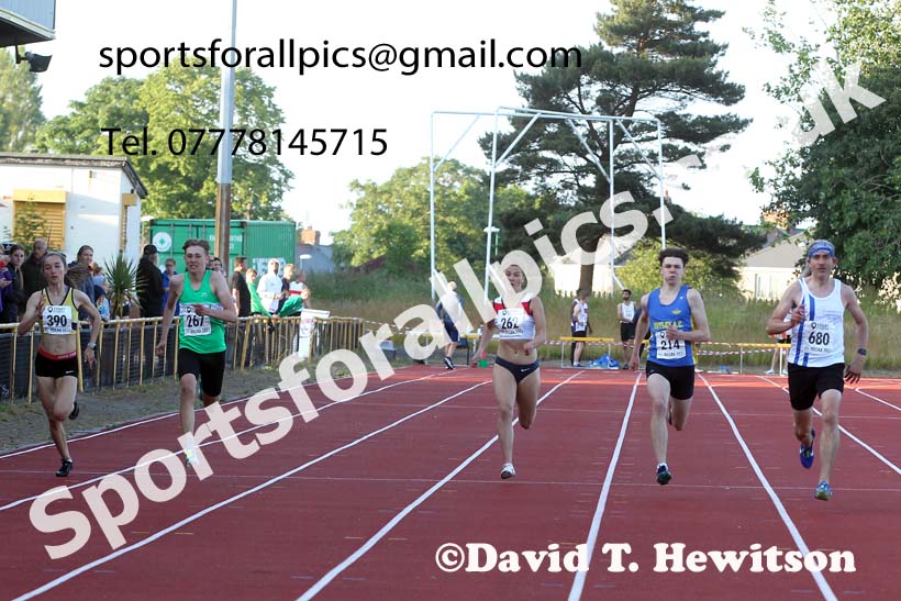 200 metres, 2021 North East Grand Prix No.4, Monkton, Wednesday, June 30th. Photo: David T. Hewitson/Sports for All Pics